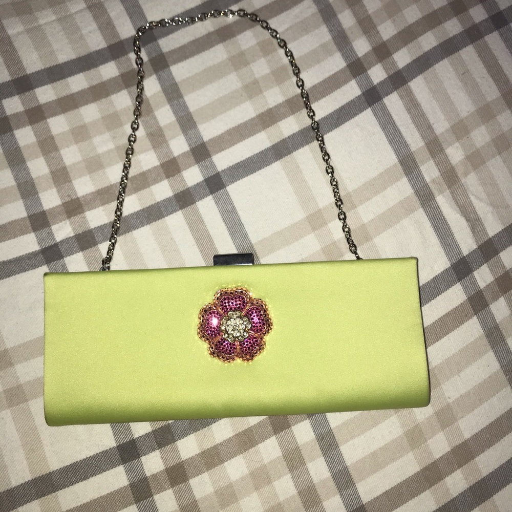 Pretty clutch with handle